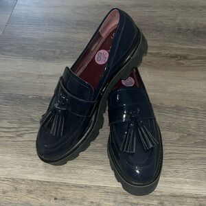 FRANK SARTO Patent Leather Loafers